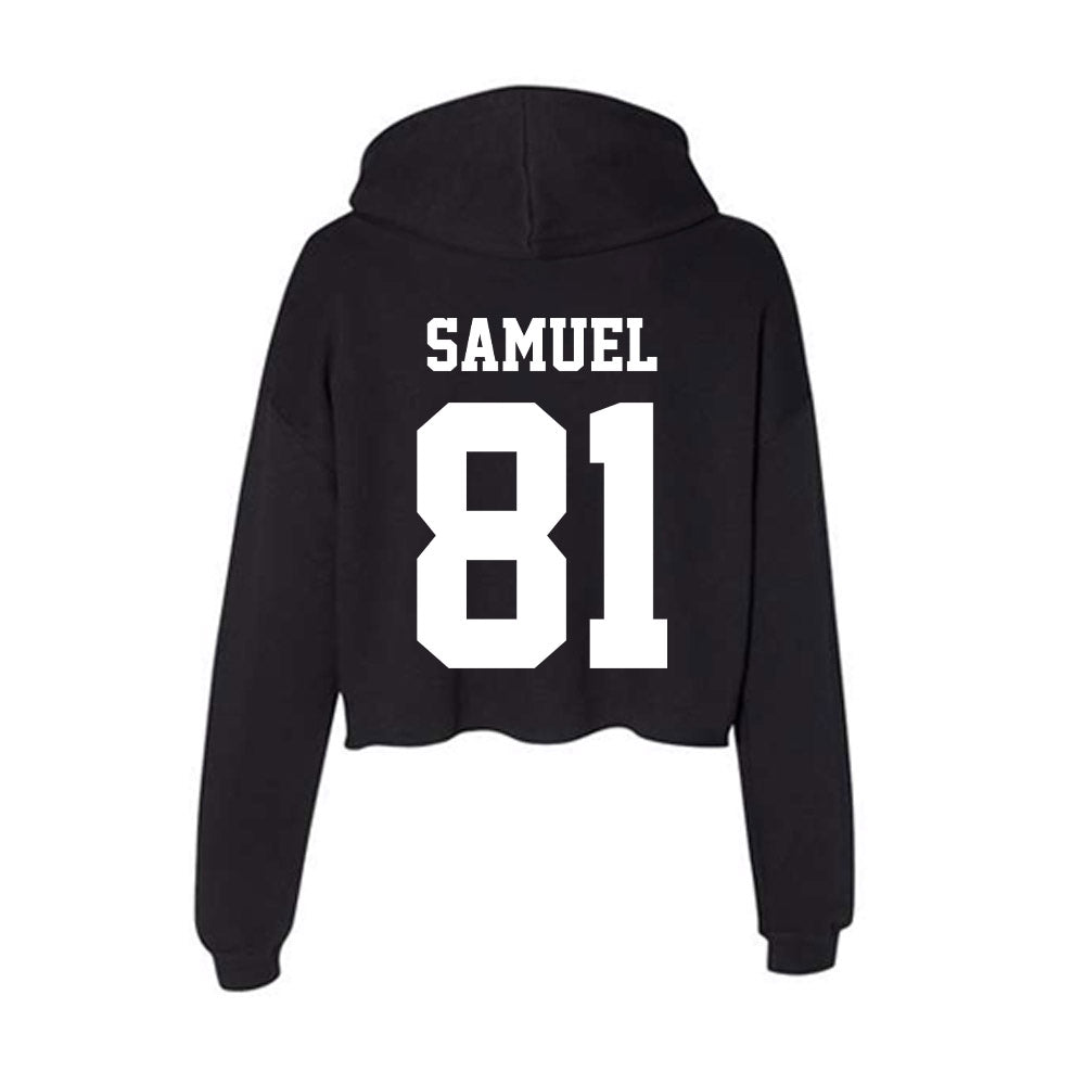 Penn State - NCAA Football : Lyrick Samuel - Classic Shersey Women's Crop Fleece Hoodie-1