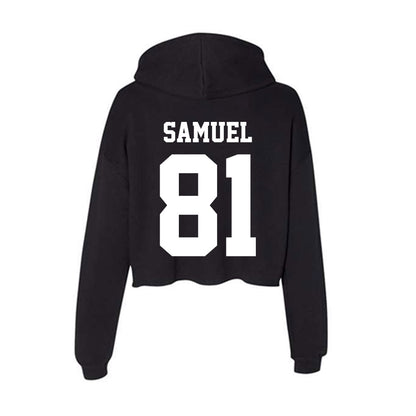 Penn State - NCAA Football : Lyrick Samuel - Classic Shersey Women's Crop Fleece Hoodie-1