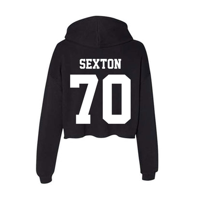 Penn State - NCAA Football : Garrett Sexton - Classic Shersey Women's Crop Fleece Hoodie-1