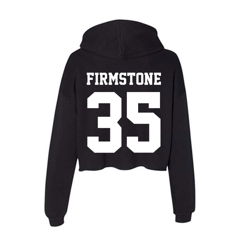 Penn State - NCAA Baseball : Dylan Firmstone - Classic Shersey Women's Crop Fleece Hoodie-1