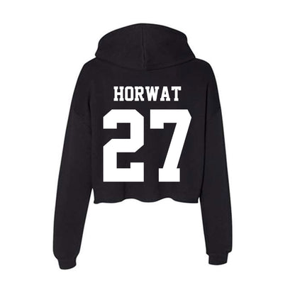 Penn State - NCAA Baseball : Mason Horwat - Classic Shersey Women's Crop Fleece Hoodie-1