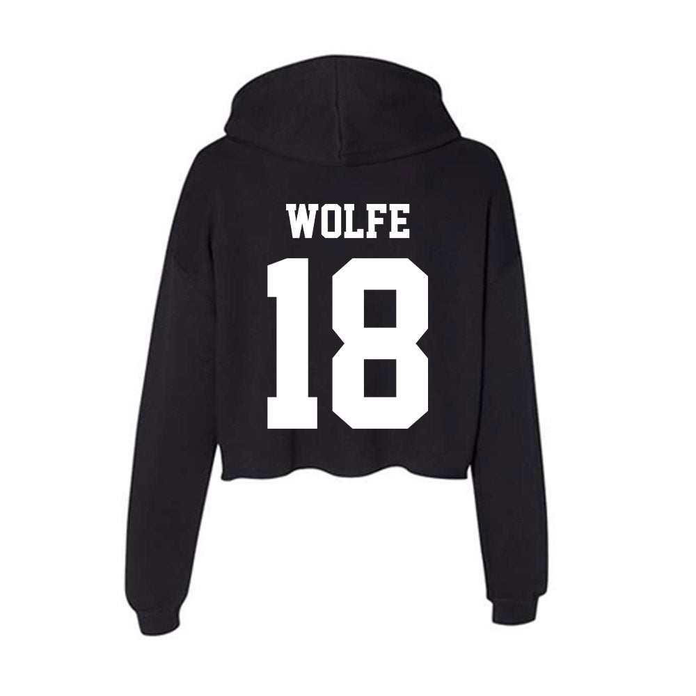 Penn State - NCAA Women's Soccer : Kaelyn Wolfe - Classic Shersey Women's Crop Fleece Hoodie-1