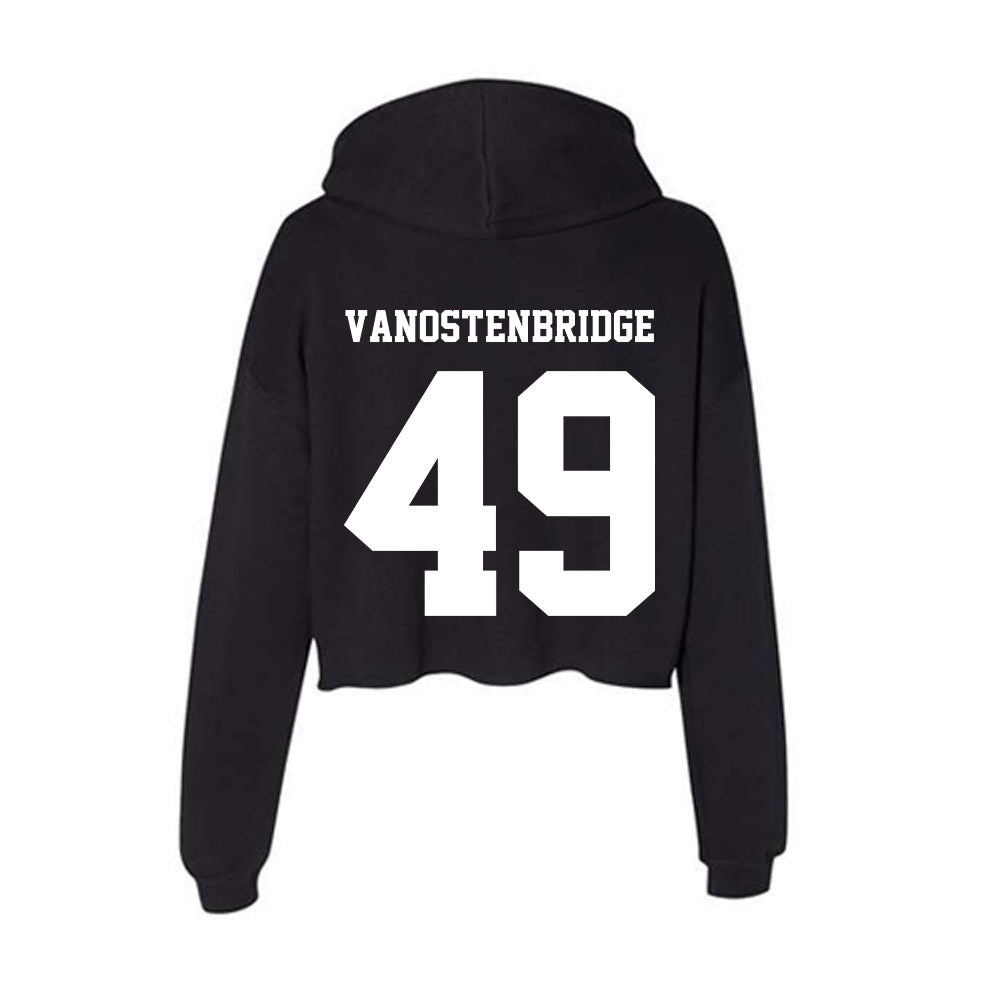 Penn State - NCAA Baseball : Matthew VanOstenbridge - Classic Shersey Women's Crop Fleece Hoodie-1