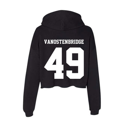 Penn State - NCAA Baseball : Matthew VanOstenbridge - Classic Shersey Women's Crop Fleece Hoodie-1