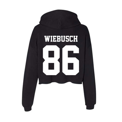 Penn State - NCAA Men's Ice Hockey : JJ Wiebusch - Classic Shersey Women's Crop Fleece Hoodie-1