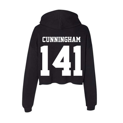 Penn State - NCAA Wrestling : Hayden Cunningham - Classic Shersey Women's Crop Fleece Hoodie-1