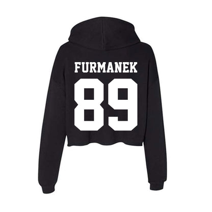 Penn State - NCAA Football : Finn Furmanek - Classic Shersey Women's Crop Fleece Hoodie-1