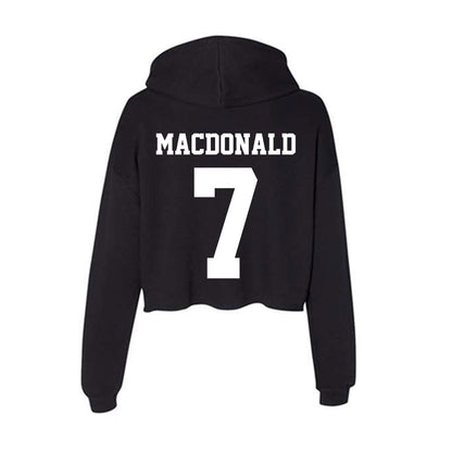 Penn State - NCAA Women's Ice Hockey : Taya MacDonald - Classic Shersey Women's Crop Fleece Hoodie-1