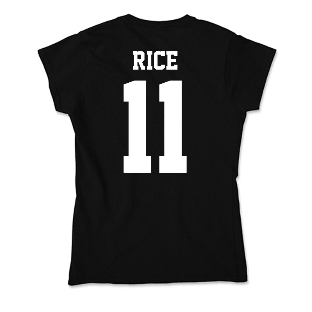 Penn State - NCAA Men's Basketball : Eli Rice - Classic Shersey Soft Style Women’s T-Shirt-1