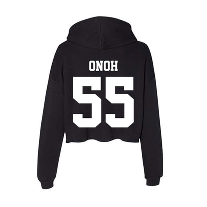 Penn State - NCAA Football : Chimdy Onoh - Classic Shersey Women's Crop Fleece Hoodie-1