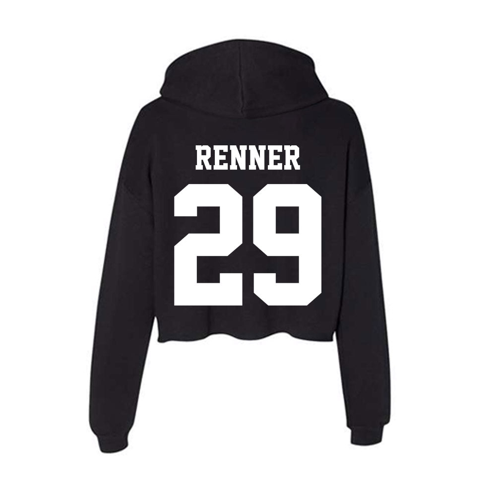 Penn State - NCAA Baseball : Carson Renner - Classic Shersey Women's Crop Fleece Hoodie-1