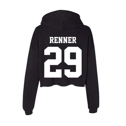 Penn State - NCAA Baseball : Carson Renner - Classic Shersey Women's Crop Fleece Hoodie-1