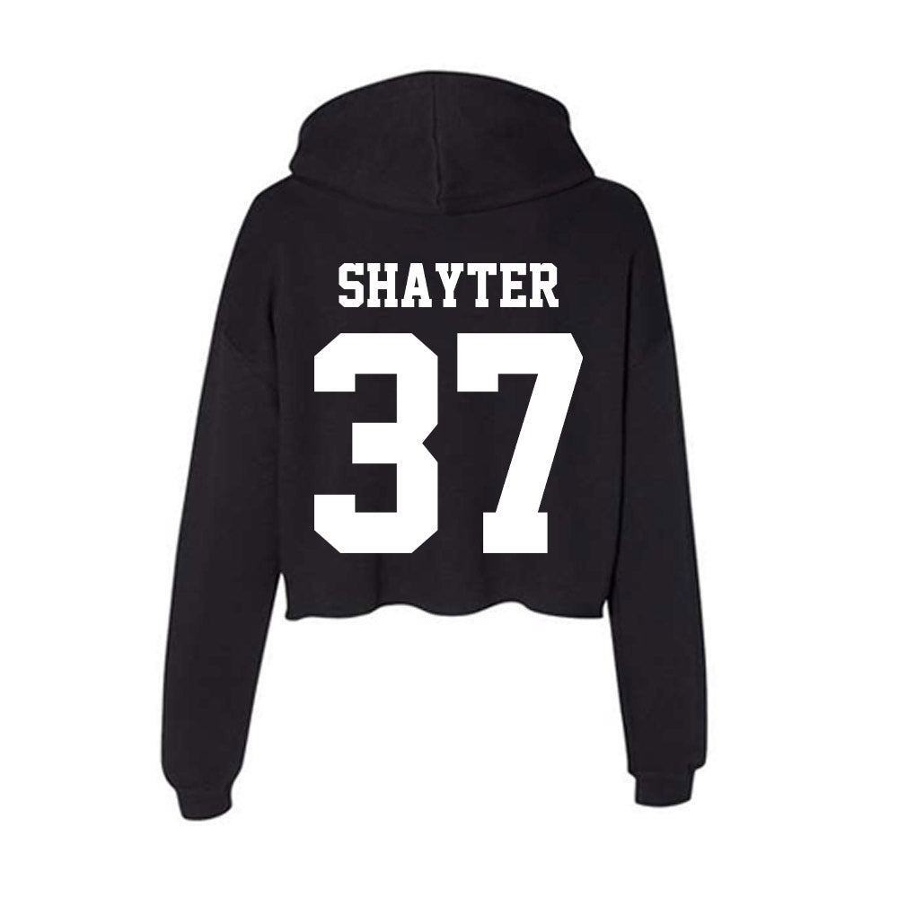 Penn State - NCAA Baseball : Isaiah Shayter - Classic Shersey Women's Crop Fleece Hoodie-1