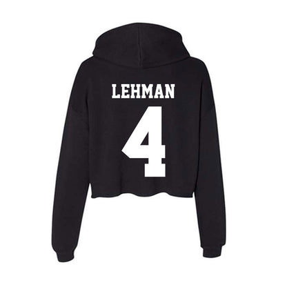 Penn State - NCAA Men's Lacrosse : Kyle Lehman - Classic Shersey Women's Crop Fleece Hoodie-1