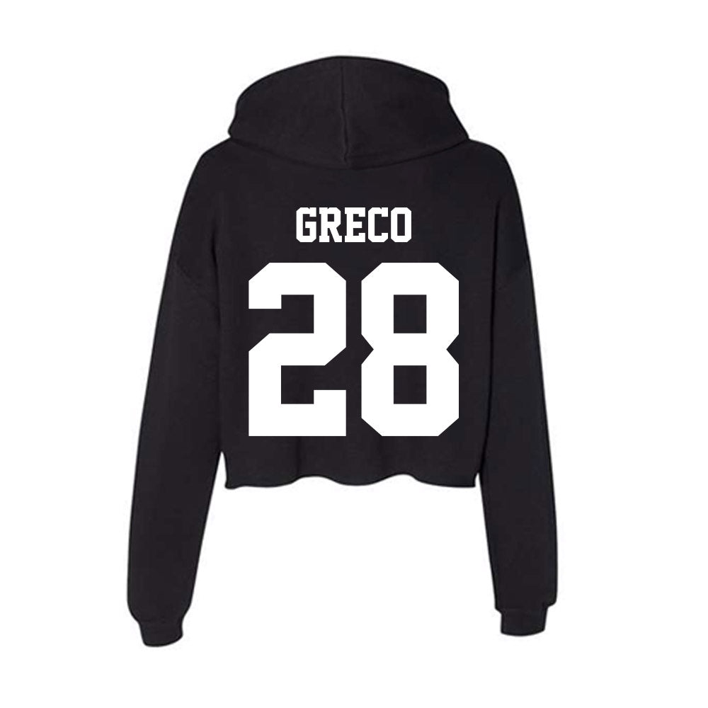 Penn State - NCAA Women's Lacrosse : Maddie Greco - Classic Shersey Women's Crop Fleece Hoodie-1