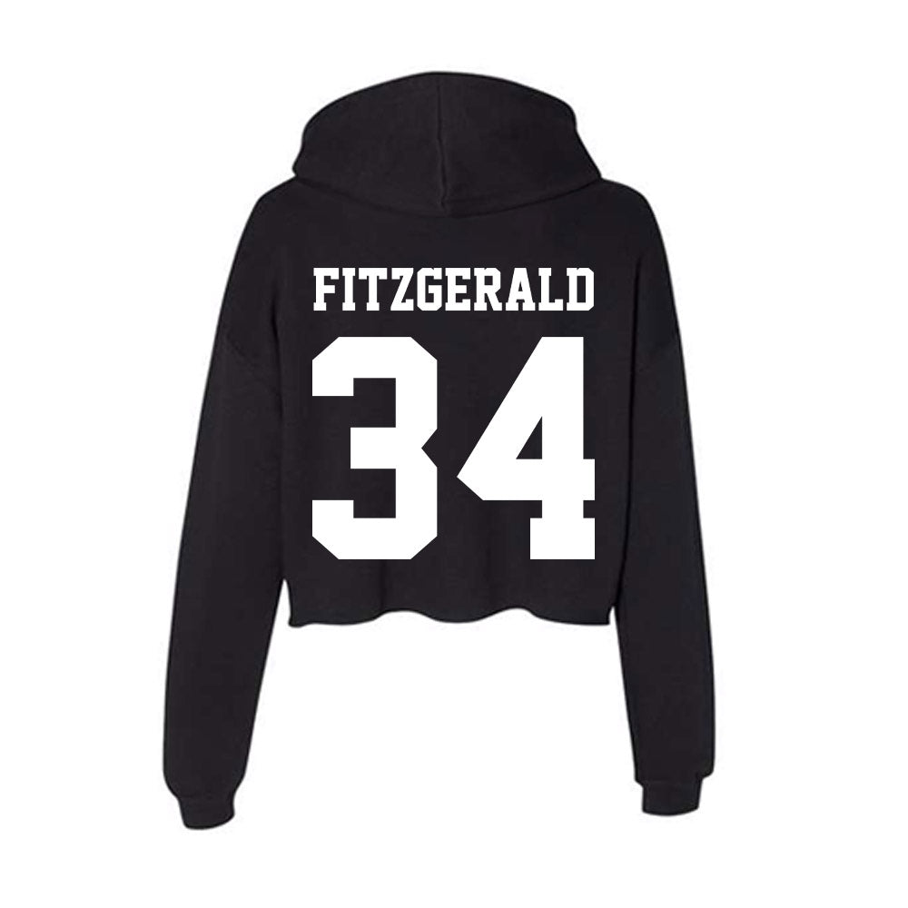 Penn State - NCAA Baseball : Colin Fitzgerald - Classic Shersey Women's Crop Fleece Hoodie-1