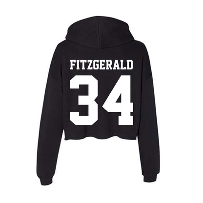 Penn State - NCAA Baseball : Colin Fitzgerald - Classic Shersey Women's Crop Fleece Hoodie-1