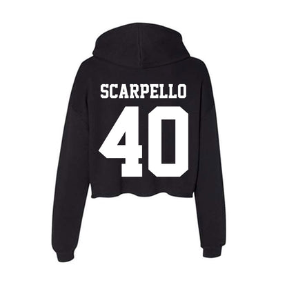 Penn State - NCAA Men's Lacrosse : Luke Scarpello Scarpello - Classic Shersey Women's Crop Fleece Hoodie-1