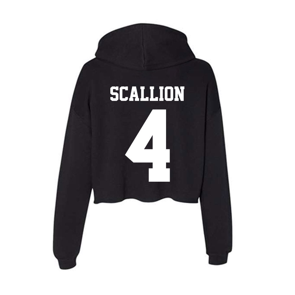 Penn State - NCAA Women's Lacrosse : Evelyn Scallion - Classic Shersey Women's Crop Fleece Hoodie-1