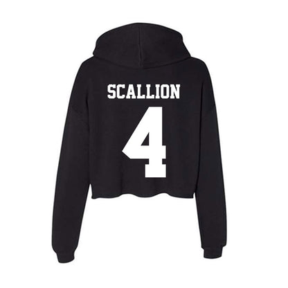 Penn State - NCAA Women's Lacrosse : Evelyn Scallion - Classic Shersey Women's Crop Fleece Hoodie-1