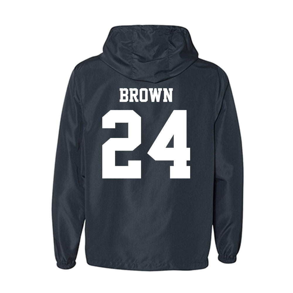 Penn State - NCAA Men's Soccer : Beckham Brown - Classic Shersey Windbreaker-1