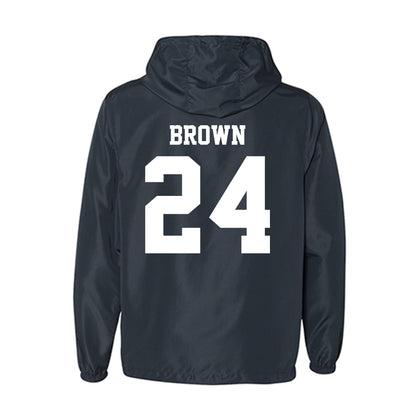 Penn State - NCAA Men's Soccer : Beckham Brown - Classic Shersey Windbreaker-1