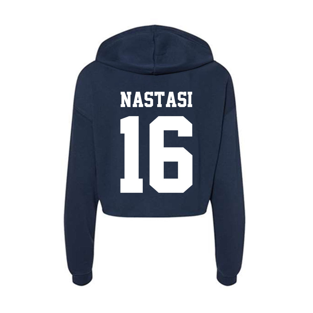 Penn State - NCAA Football : Donte Nastasi - Classic Shersey Women's Crop Fleece Hooded Sweatshirt-1