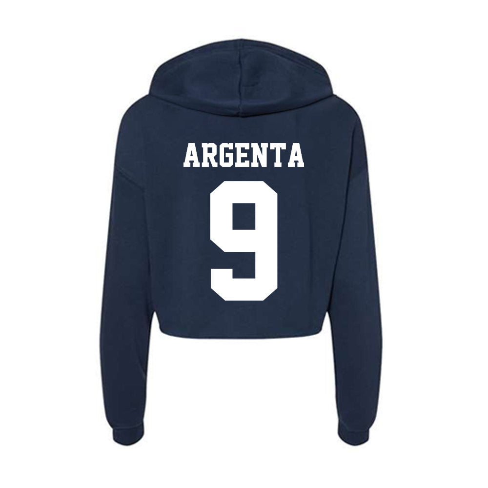 Penn State - NCAA Men's Soccer : Jorge Argenta - Classic Shersey Women's Crop Fleece Hooded Sweatshirt-1