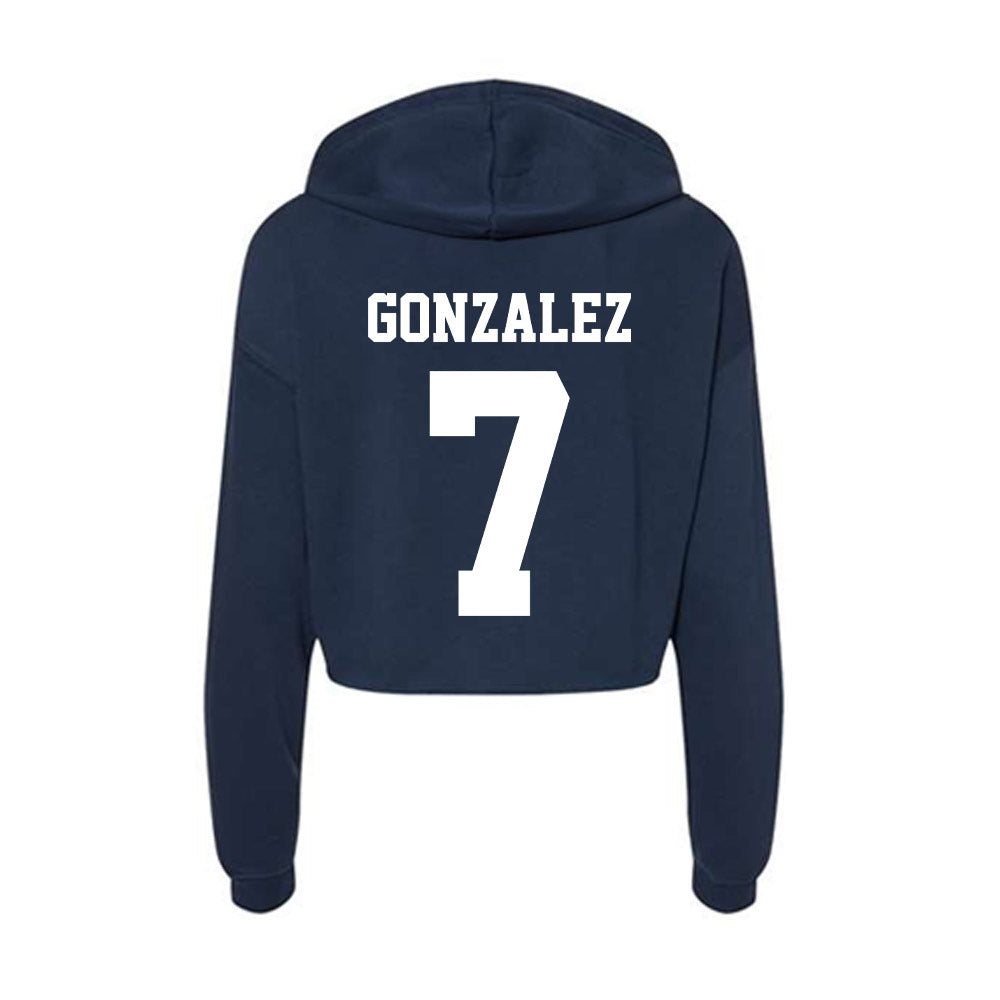 Penn State - NCAA Football : Peter Gonzalez - Classic Shersey Women's Crop Fleece Hoodie-1