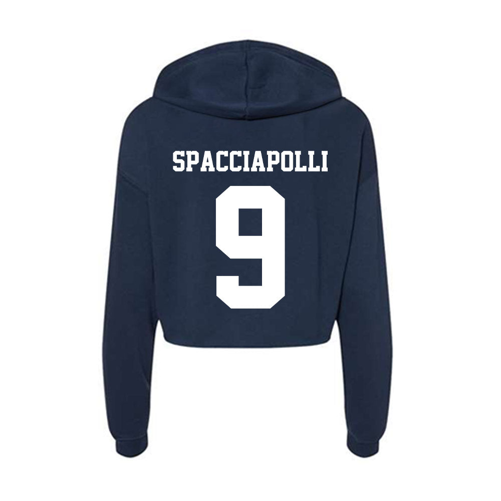 Penn State - NCAA Men's Basketball : Grant Spacciapolli - Classic Shersey Women's Crop Fleece Hoodie-1