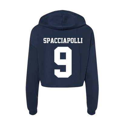 Penn State - NCAA Men's Basketball : Grant Spacciapolli - Classic Shersey Women's Crop Fleece Hoodie-1