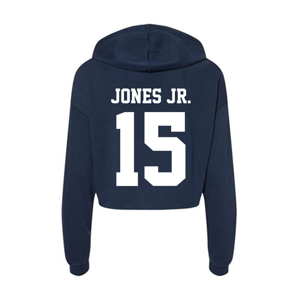 Penn State - NCAA Football : Keith Jones Jr. - Classic Shersey Women's Crop Fleece Hooded Sweatshirt-1