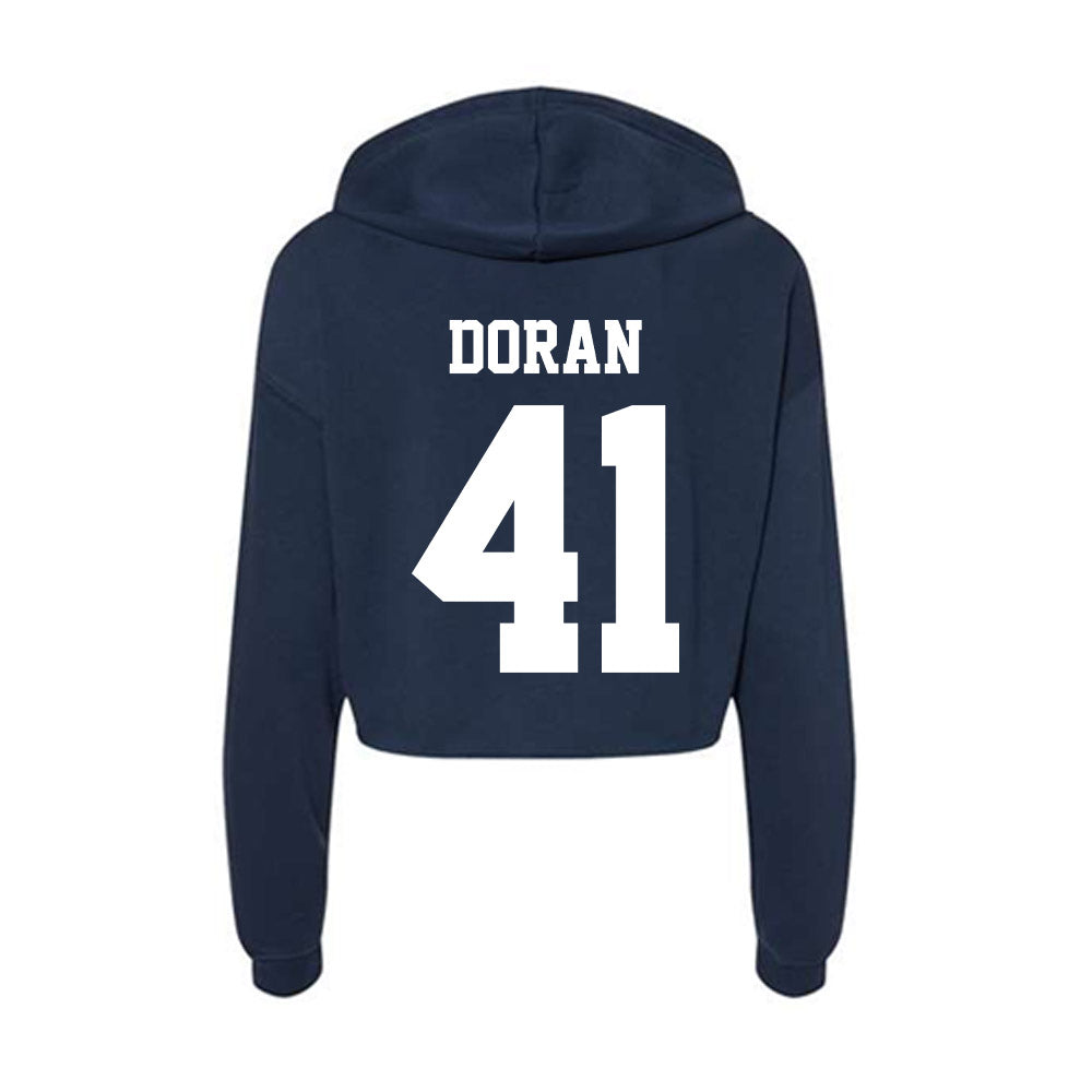 Penn State - NCAA Men's Soccer : Peter Doran - Classic Shersey Women's Crop Fleece Hooded Sweatshirt-1