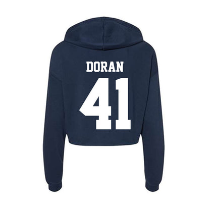 Penn State - NCAA Men's Soccer : Peter Doran - Classic Shersey Women's Crop Fleece Hooded Sweatshirt-1