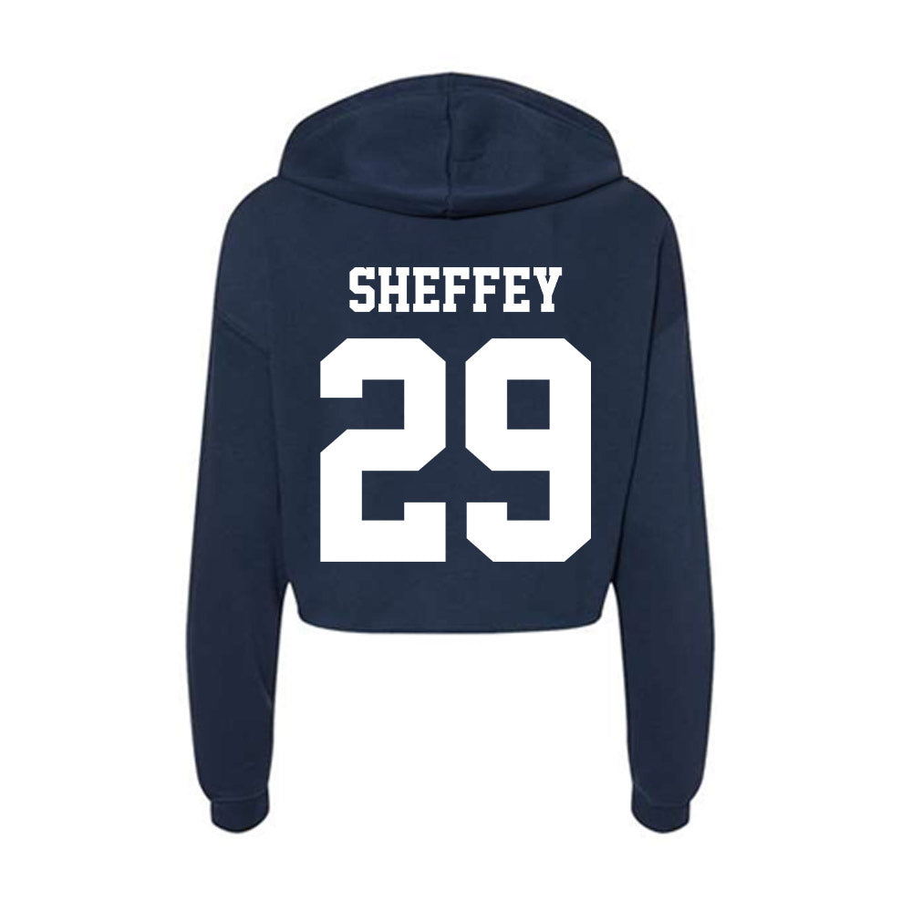 Penn State - NCAA Football : D'Antae Sheffey - Classic Shersey Women's Crop Fleece Hoodie-1