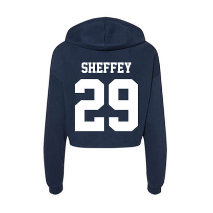 Penn State - NCAA Football : D'Antae Sheffey - Classic Shersey Women's Crop Fleece Hoodie-1