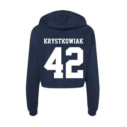 Penn State - NCAA Women's Volleyball : Finley Krystkowiak - Classic Shersey Women's Crop Fleece Hoodie-1