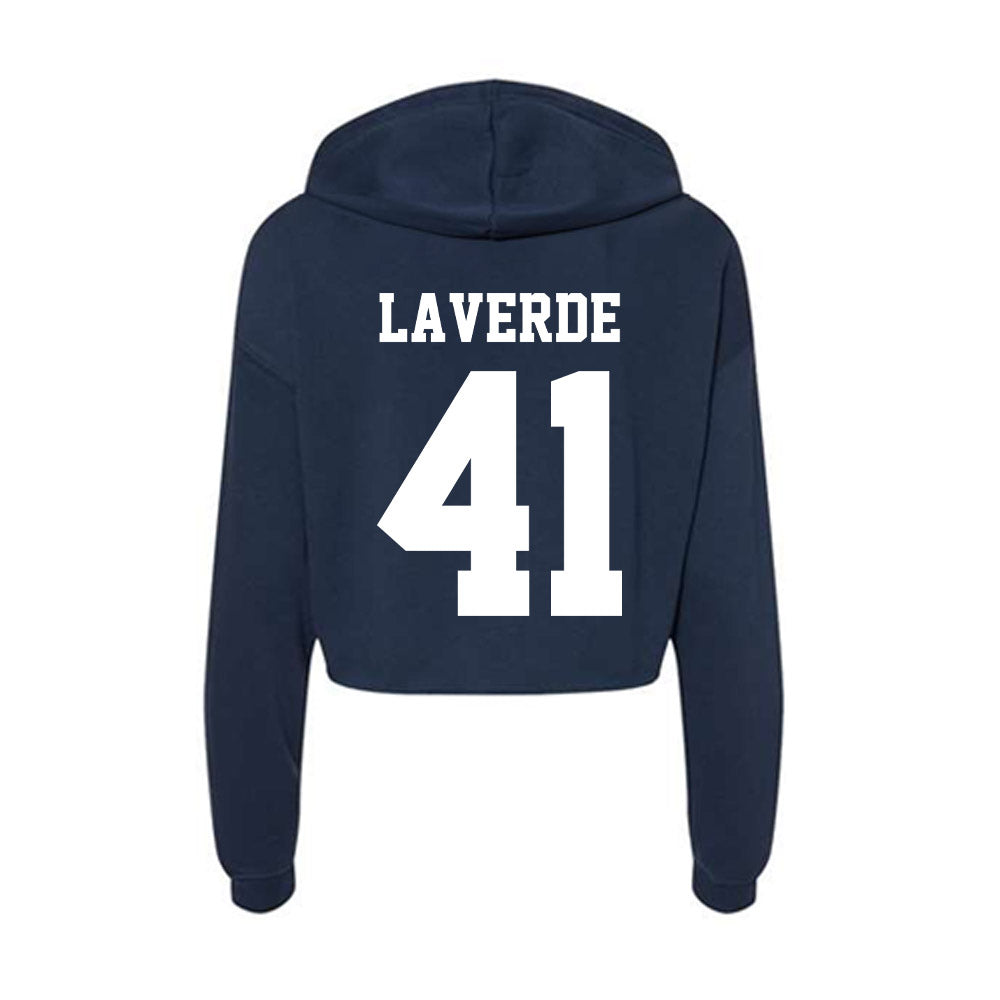 Penn State - NCAA Football : Jake LaVerde - Classic Shersey Women's Crop Fleece Hooded Sweatshirt-1