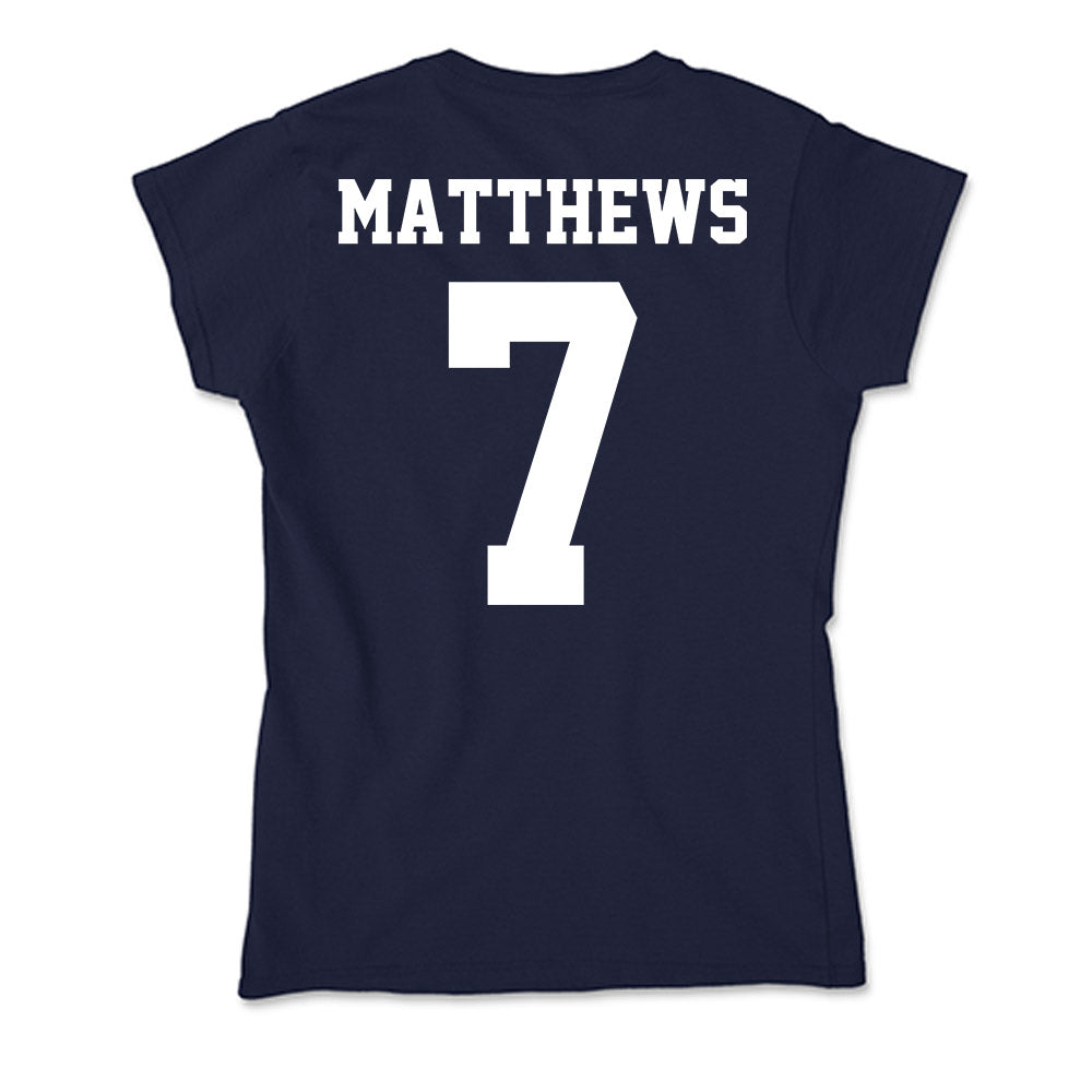 Penn State - NCAA Men's Lacrosse : Ayden Matthews - Classic Shersey Soft Style Women’s T-Shirt-1