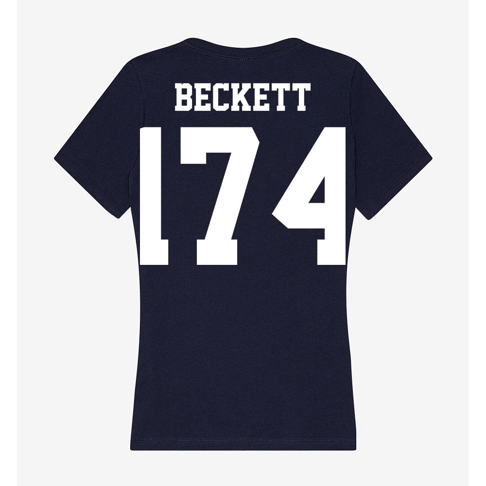 Penn State - NCAA Wrestling : Sam Beckett - Classic Shersey Women's V-Neck T-Shirt-1