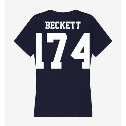 Penn State - NCAA Wrestling : Sam Beckett - Classic Shersey Women's V-Neck T-Shirt-1