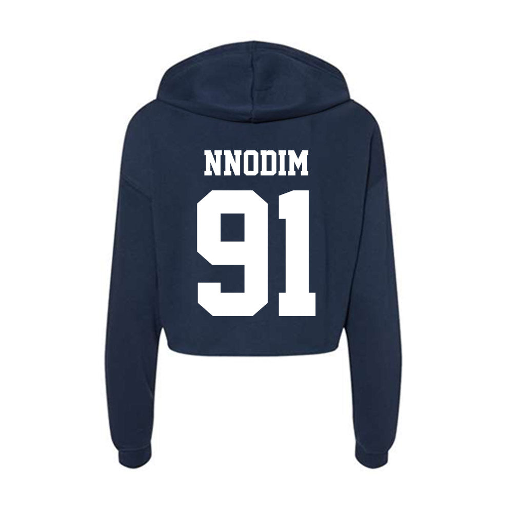 Penn State - NCAA Football : Armstrong Nnodim - Classic Shersey Women's Crop Fleece Hooded Sweatshirt-1