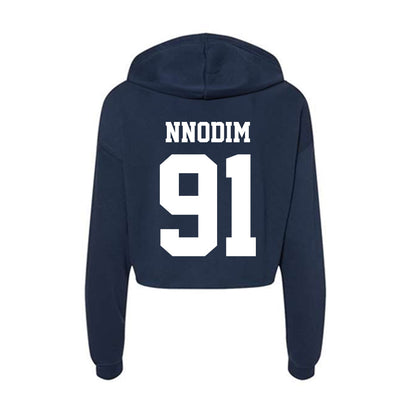 Penn State - NCAA Football : Armstrong Nnodim - Classic Shersey Women's Crop Fleece Hooded Sweatshirt-1