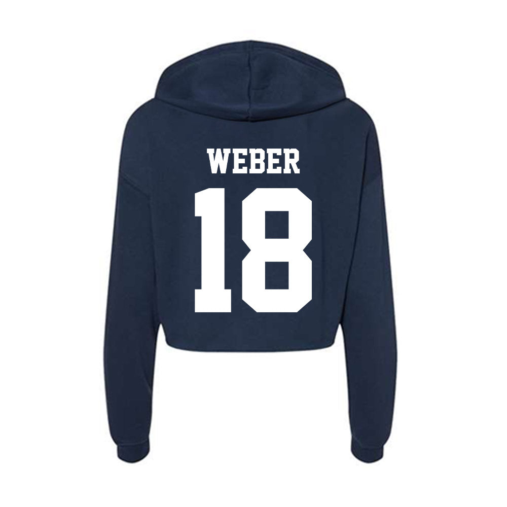 Penn State - NCAA Men's Soccer : Moritz Weber - Classic Shersey Women's Crop Fleece Hooded Sweatshirt-1