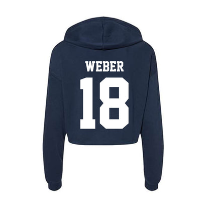 Penn State - NCAA Men's Soccer : Moritz Weber - Classic Shersey Women's Crop Fleece Hooded Sweatshirt-1