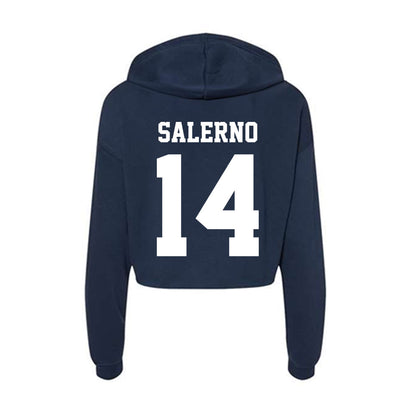 Penn State - NCAA Women's Lacrosse : Anna Salerno - Classic Shersey Women's Crop Fleece Hoodie-1