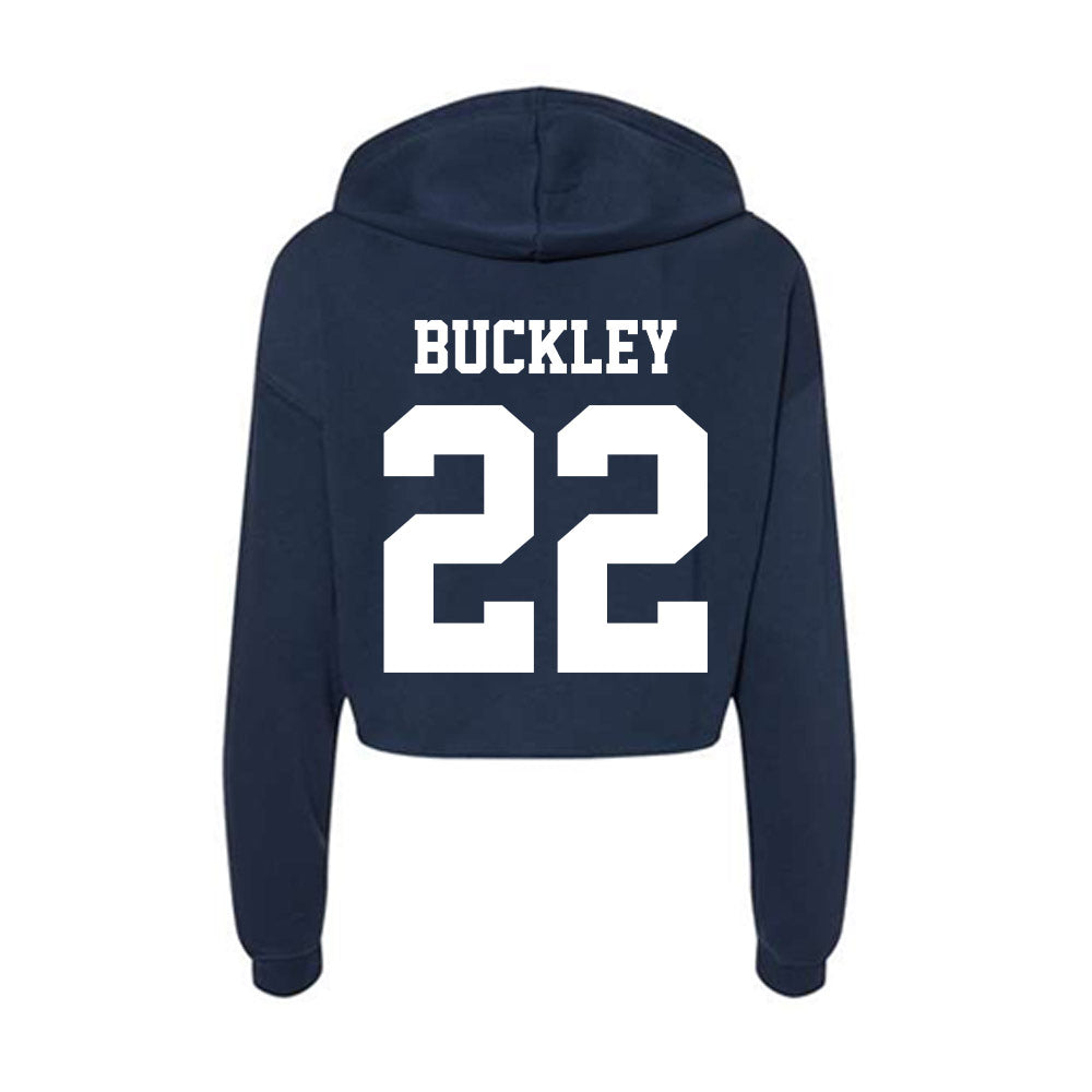 Penn State - NCAA Men's Soccer : Joseph Buckley - Classic Shersey Women's Crop Fleece Hooded Sweatshirt-1