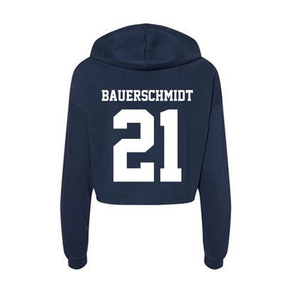 Penn State - NCAA Baseball : Ethan Bauerschmidt - Classic Shersey Women's Crop Fleece Hoodie-1