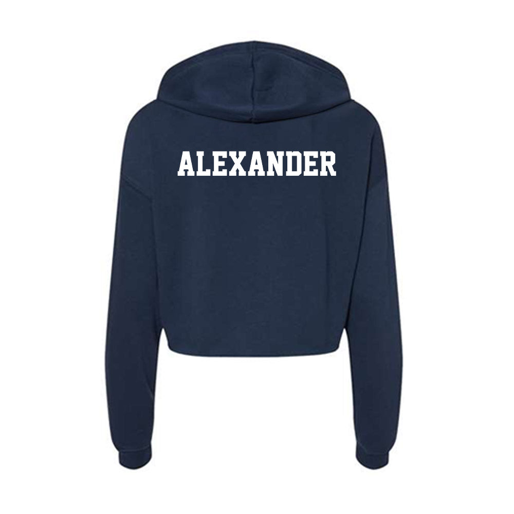 Penn State - NCAA Football : Cooper Alexander - Classic Shersey Women's Crop Fleece Hoodie-1