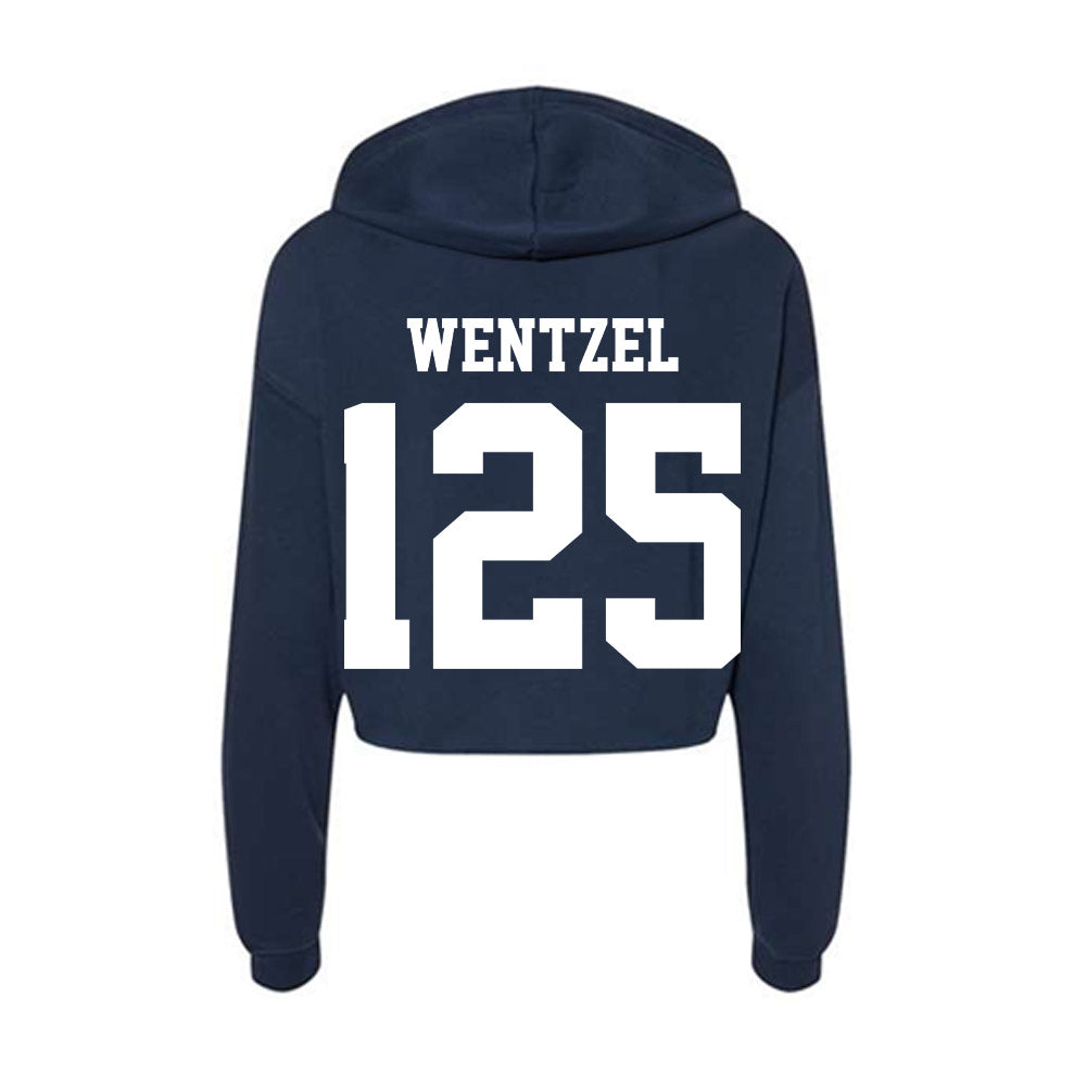 Penn State - NCAA Wrestling : Branden Wentzel - Classic Shersey Women's Crop Fleece Hoodie-1